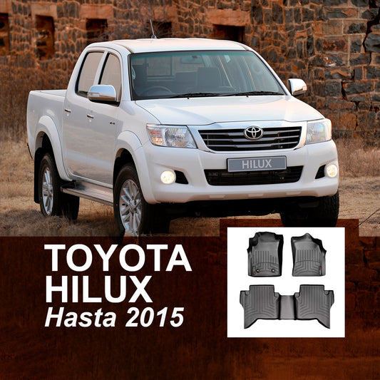 Tapete Termoformado Weathertech Toyota Hilux hasta 2015